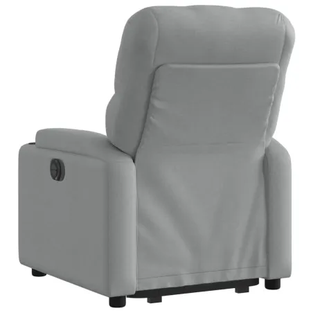 Fauteuil inclinable Gris clair Tissu