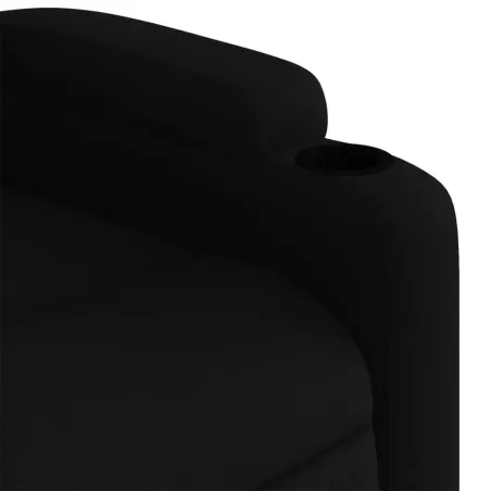 Fauteuil inclinable noir tissu