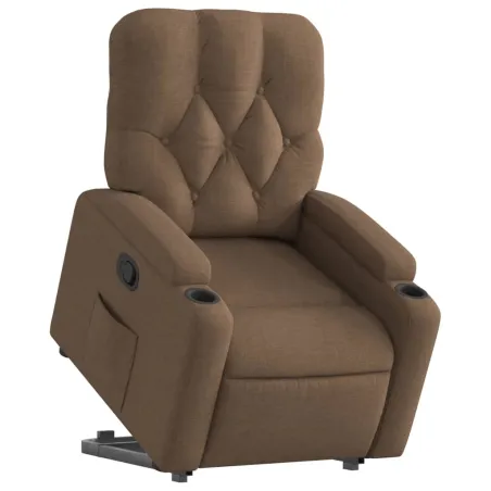 Fauteuil inclinable Marron Tissu