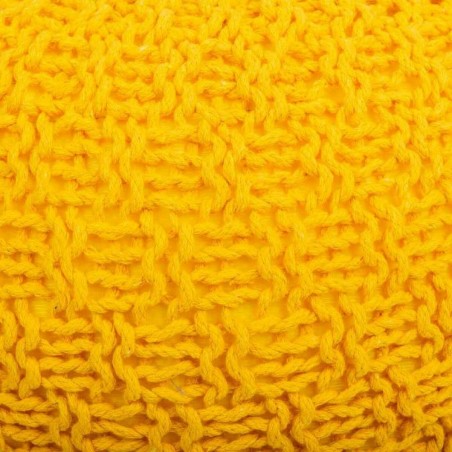 Puff Alexandra House Living Giallo polistirene 45 x 30 x 45 cm