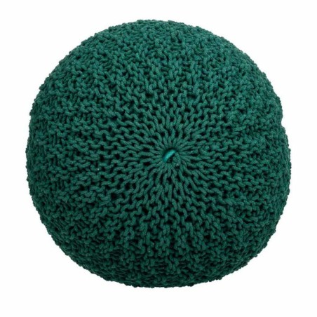 Poef Alexandra House Living Donkergroen polyestyreen 45 x 30 x 45 cm