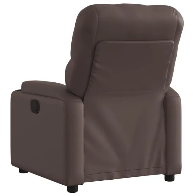 Fauteuil inclinable électrique Marron Similicuir