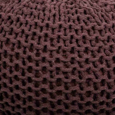 Poef Alexandra House Living Donkerbruin polyestyreen 40 x 30 x 40 cm