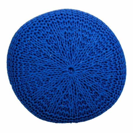 Pouf Alexandra House Living Bleu foncé polystyrène 38 x 28 x 38 cm