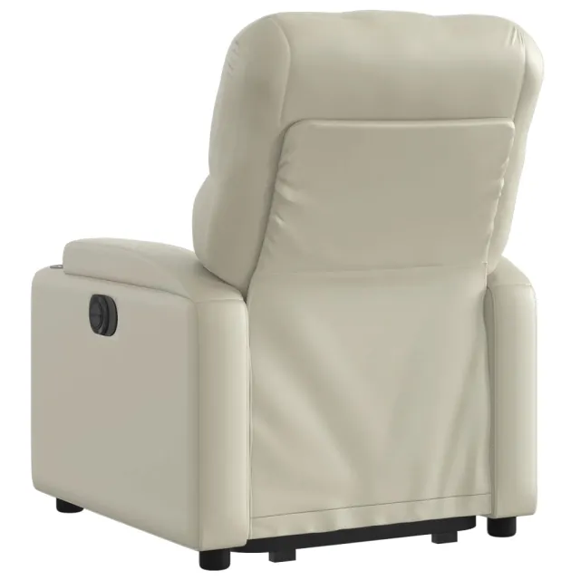 Fauteuil inclinable Crème Similicuir