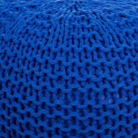 Pouf Alexandra House Living Bleu foncé polystyrène 38 x 28 x 38 cm
