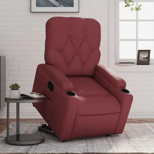 Fauteuil inclinable Rouge bordeaux Similicuir