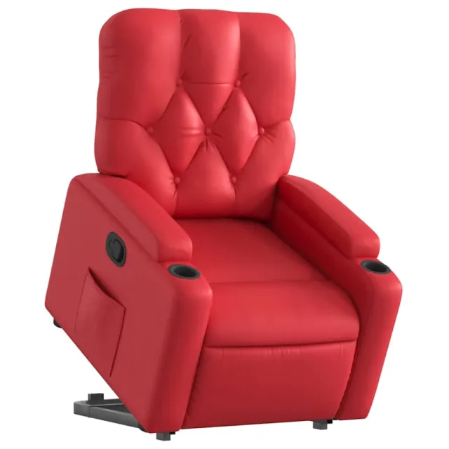 Fauteuil inclinable Rouge Similicuir