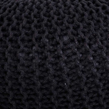 Puff Alexandra House Living Negro Poliestireno 45 x 30 x 45 cm