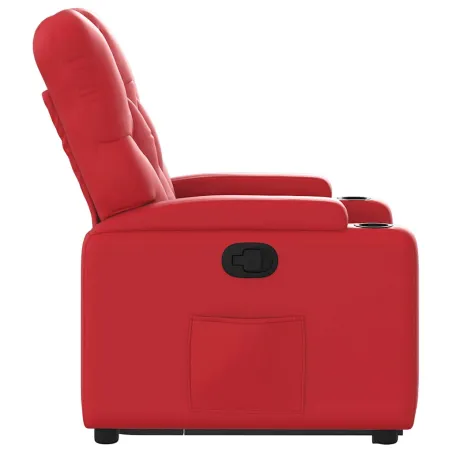 Fauteuil inclinable Rouge Similicuir
