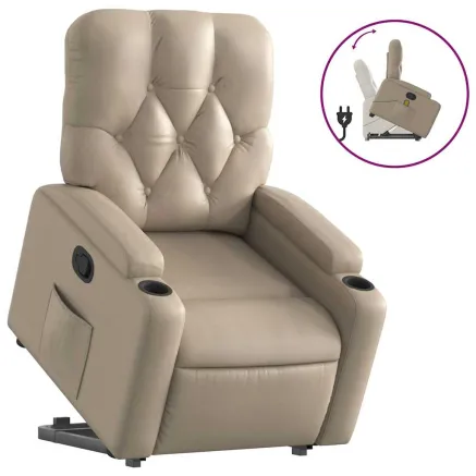 Fauteuil inclinable Cappuccino Similicuir 2