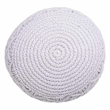 Pouf Alexandra House Living Blanc polystyrène 45 x 33 x 45 cm