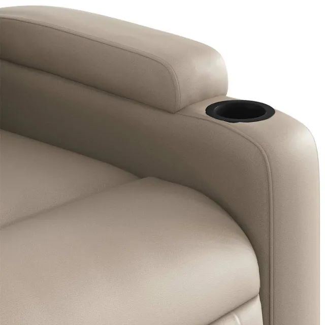 Fauteuil inclinable de massage Cappuccino Similicuir