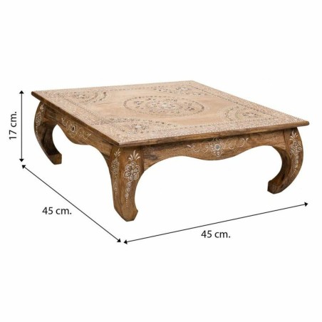 Tavolo aggiuntivo Alexandra House Living Bianco Naturale 45 x 17 x 45