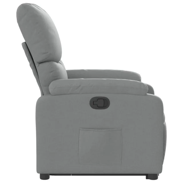 Fauteuil inclinable Gris clair Tissu