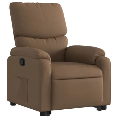 Fauteuil inclinable Marron Tissu