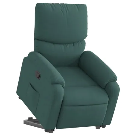 Fauteuil inclinable vert foncé tissu