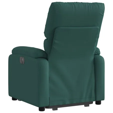 Fauteuil inclinable vert foncé tissu