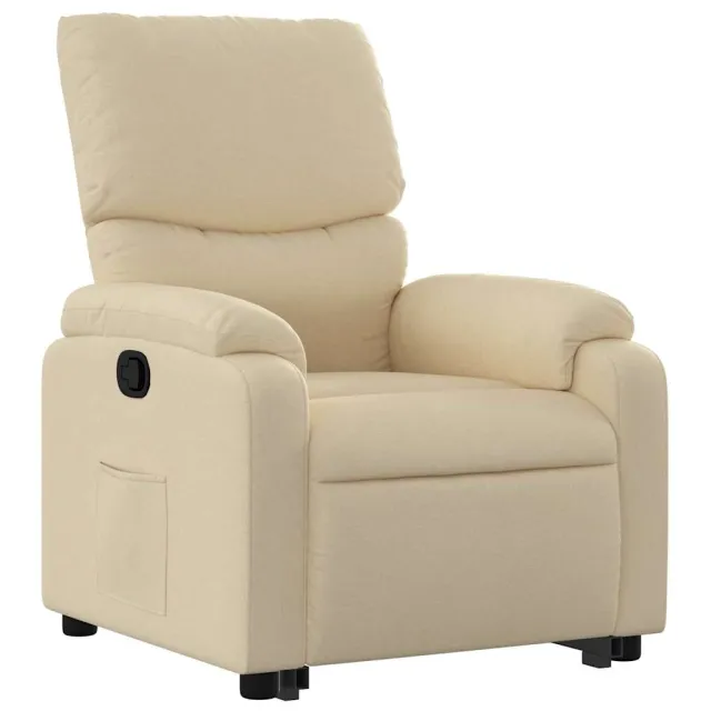 Fauteuil inclinable Crème Tissu