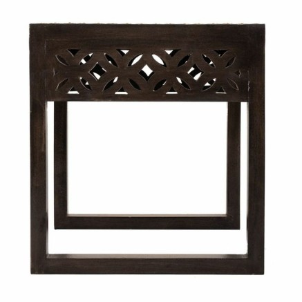 Table d'appoint Alexandra House Living Gris Doré 40 x 43 x 35 cm 2
