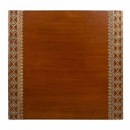Table d'appoint Alexandra House Living Marron Doré 40 x 48 x 42 cm 2