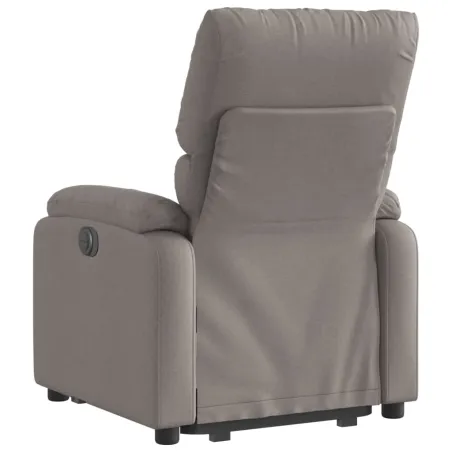 Fauteuil inclinable électrique taupe tissu