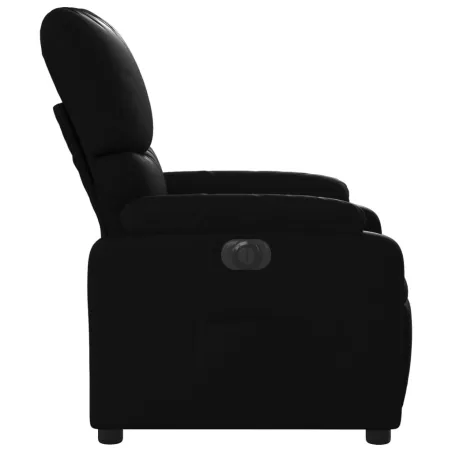 Fauteuil inclinable électrique Noir Similicuir