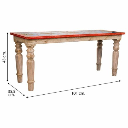 Banqueta Alexandra House Living Madera de mango Madera MDF 35 x 43 x 1 2