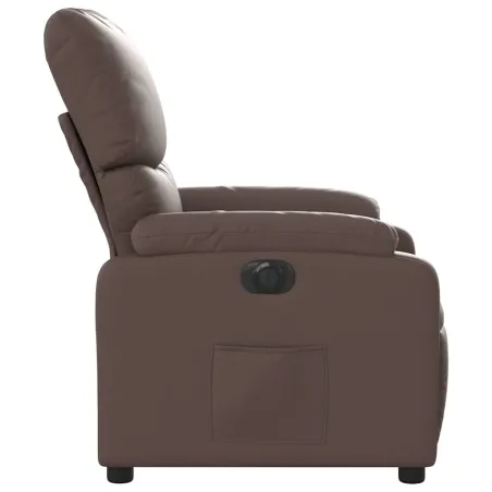 Fauteuil inclinable électrique Marron Similicuir