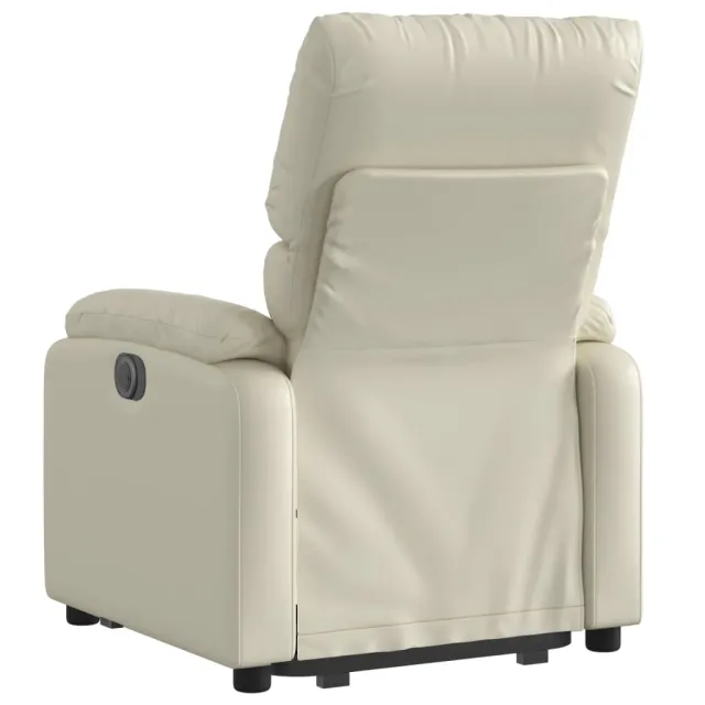 Fauteuil inclinable Crème Similicuir