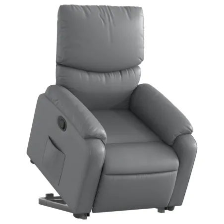 Fauteuil inclinable Gris Similicuir
