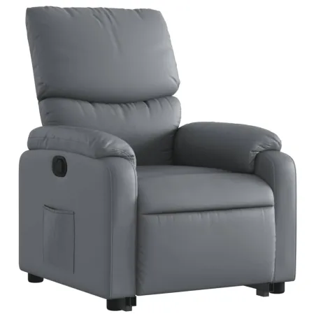 Fauteuil inclinable Gris Similicuir