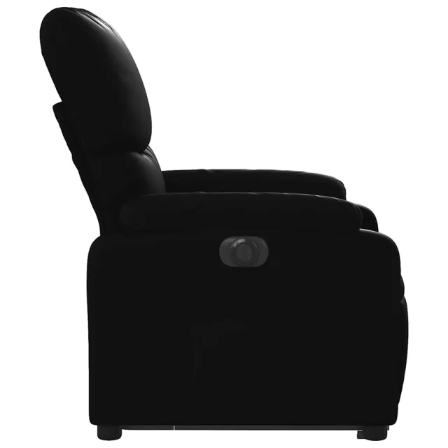 Fauteuil inclinable électrique noir similicuir