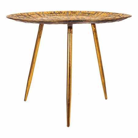 Mesa de Centro Alexandra House Living Dorado Hierro 54 x 40 x 54 cm