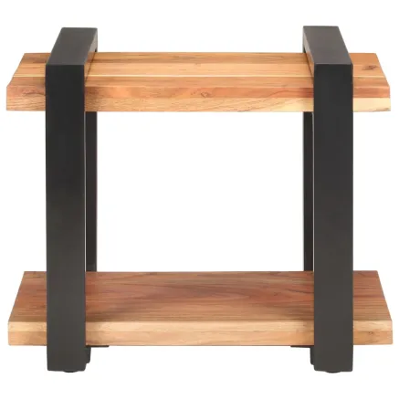 Table de chevet 50x40x40 cm Bois d'acacia massif 2