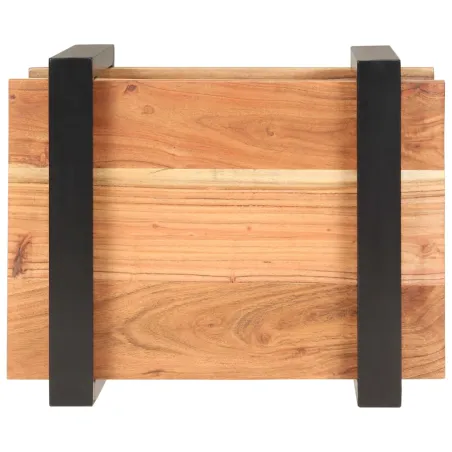 Table de chevet 50x40x40 cm Bois d'acacia massif