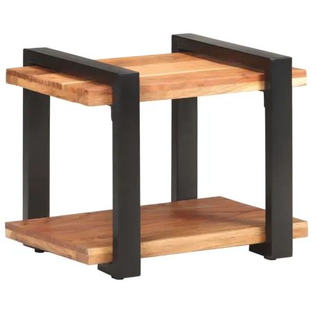 Table de chevet 50x40x40 cm Bois d'acacia massif