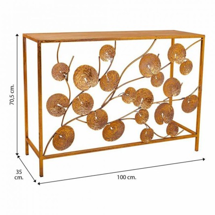 Eingangsbereich Alexandra House Living Gold 35 x 70 x 100 cm 2