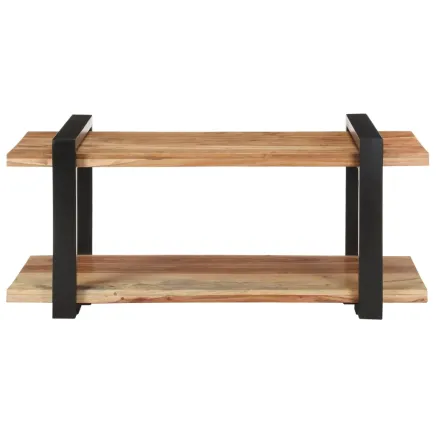 Meuble TV 90x40x40 cm Bois d'acacia solide 2