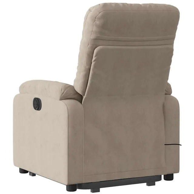 Fauteuil inclinable de massage électrique taupe