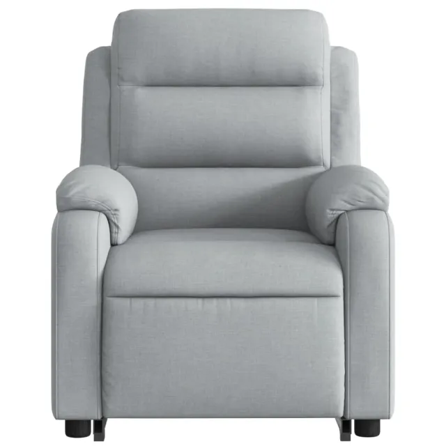 Fauteuil inclinable Gris clair Tissu