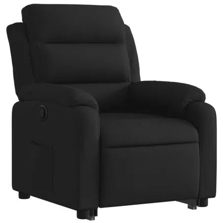 Fauteuil inclinable noir tissu