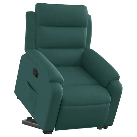 Fauteuil inclinable vert foncé tissu