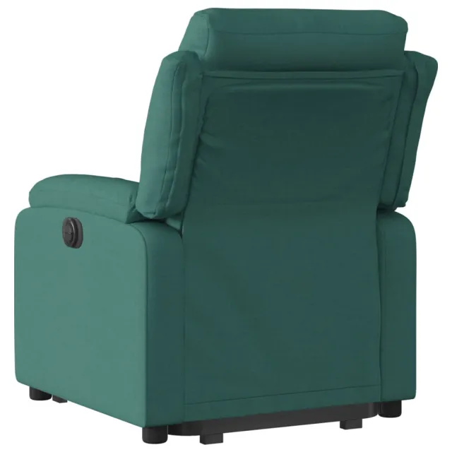 Fauteuil inclinable vert foncé tissu