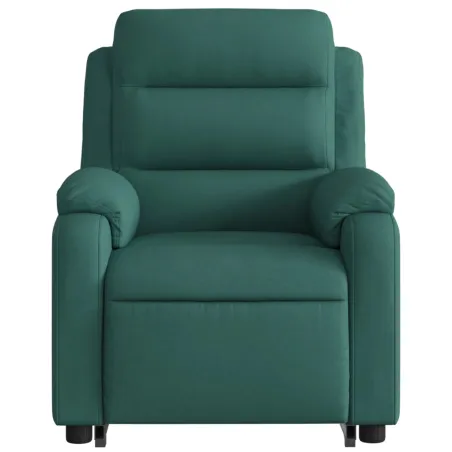 Fauteuil inclinable vert foncé tissu