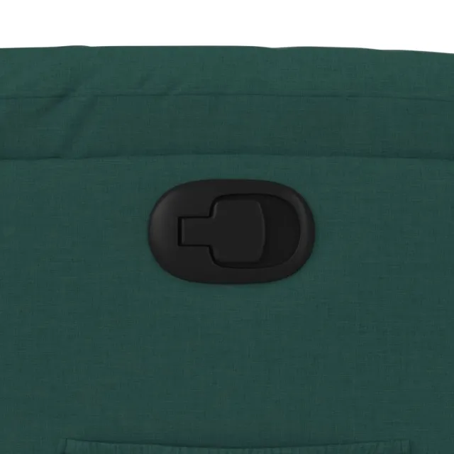Fauteuil inclinable vert foncé tissu