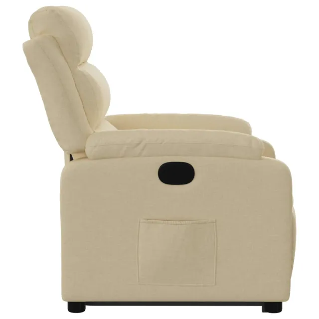 Fauteuil inclinable Crème Tissu