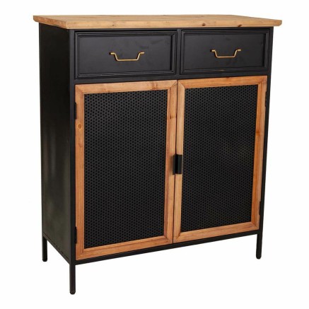 Eingangsbereich Alexandra House Living Schwarz 34 x 90 x 80 cm
