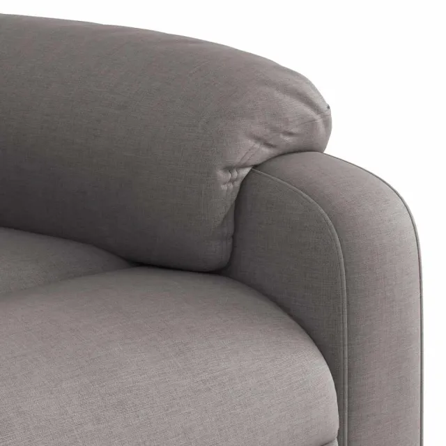 Fauteuil inclinable de massage Taupe Tissu