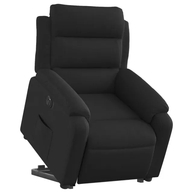 Fauteuil inclinable électrique noir tissu